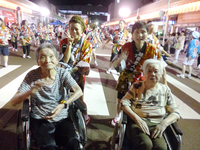 おまんた祭り　市民流し見学