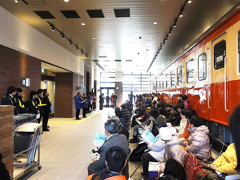 糸魚川駅内覧会