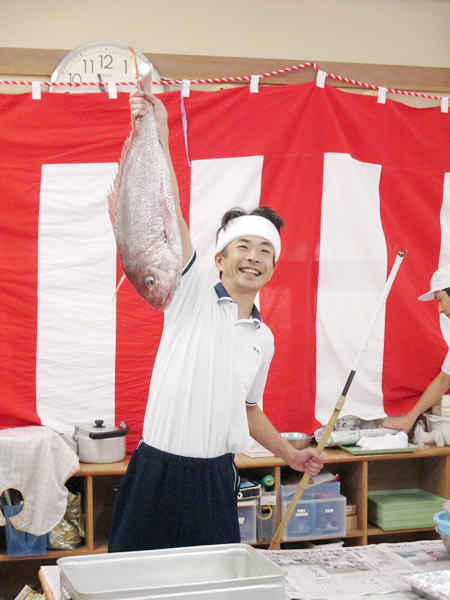 鯛とったどーっ! !