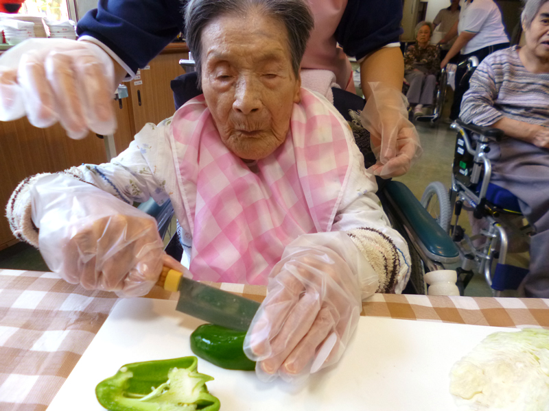 あさやけ第4弾「楽しい食」焼きそば作り